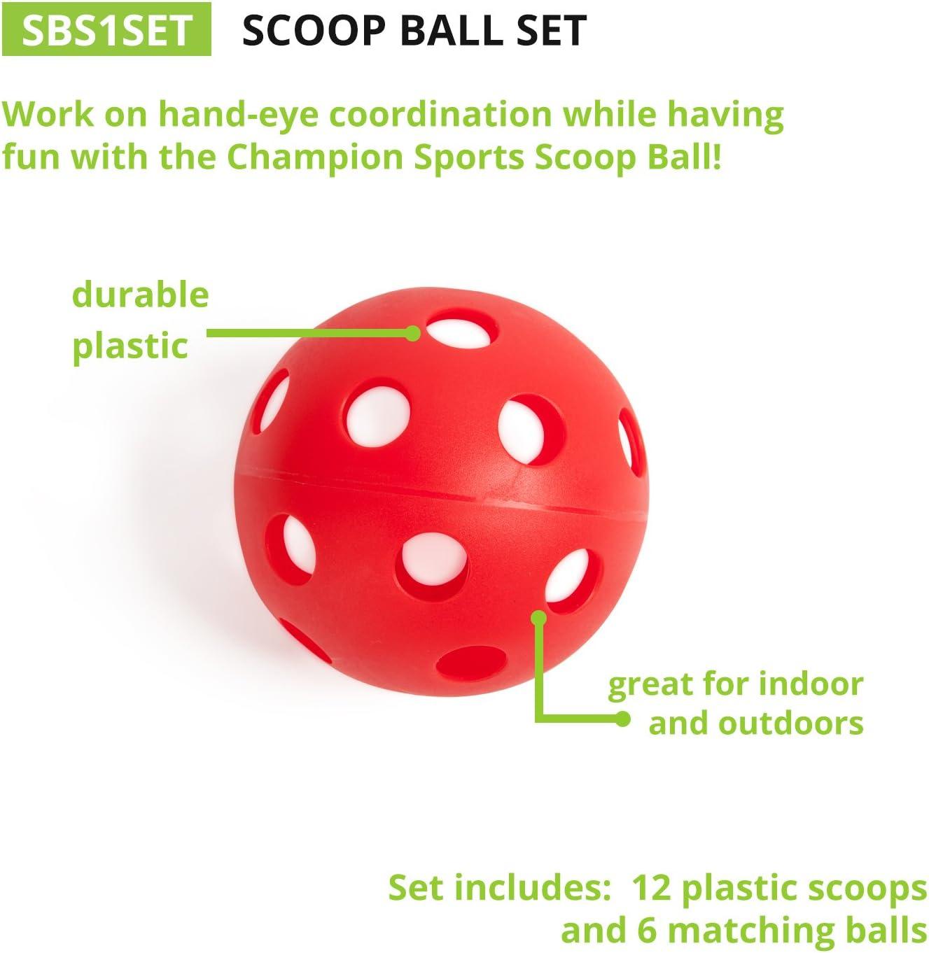 Colorful Plastic Scoop Ball Set for Outdoor Fun