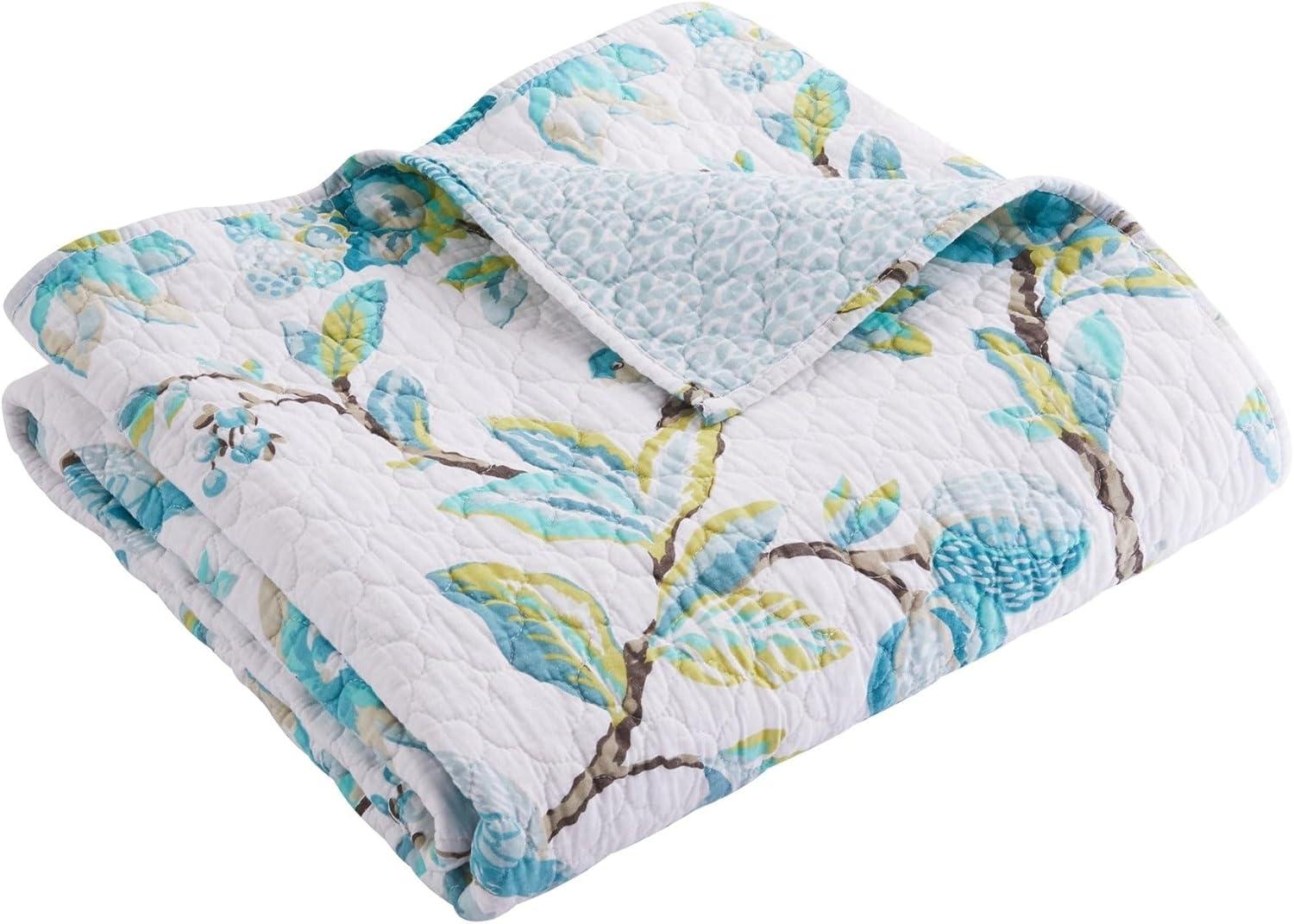 Cressida  Floral Quilted Throw - Levtex Home