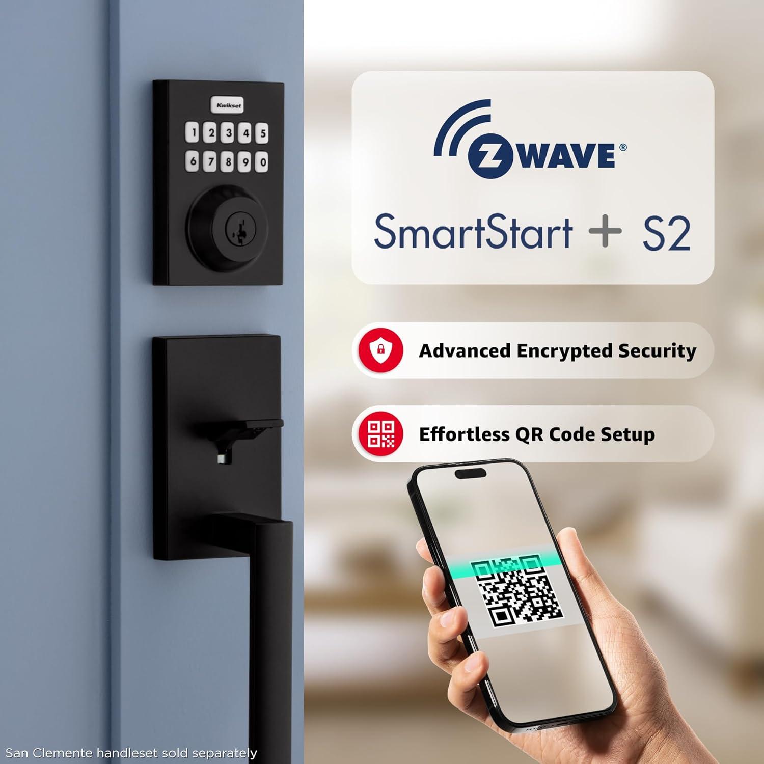 Kwikset Home Connect Smart Electronic Single Cylinder Deadbolt