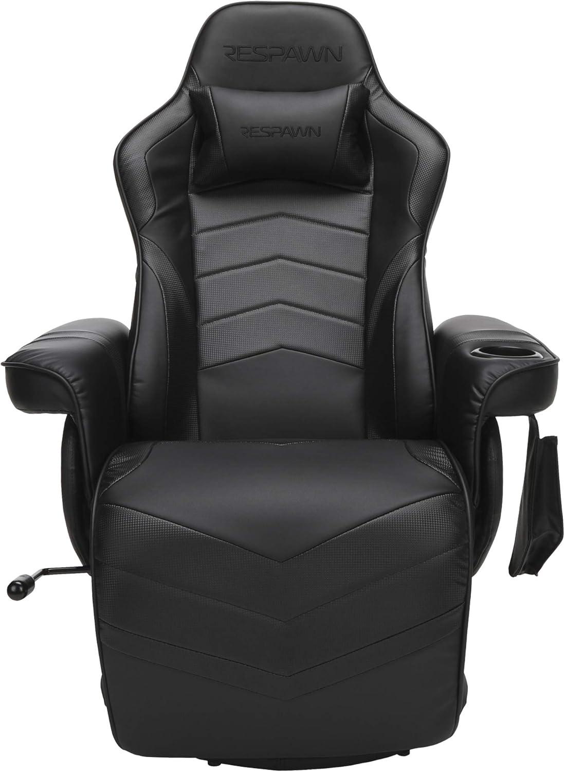 RESPAWN 900 Gaming Recliner - Video Games Console Recliner Chair, Computer Recliner, Adjustable Leg Rest and Recline, Recliner with Cupholder, Reclining Gaming Chair with Footrest