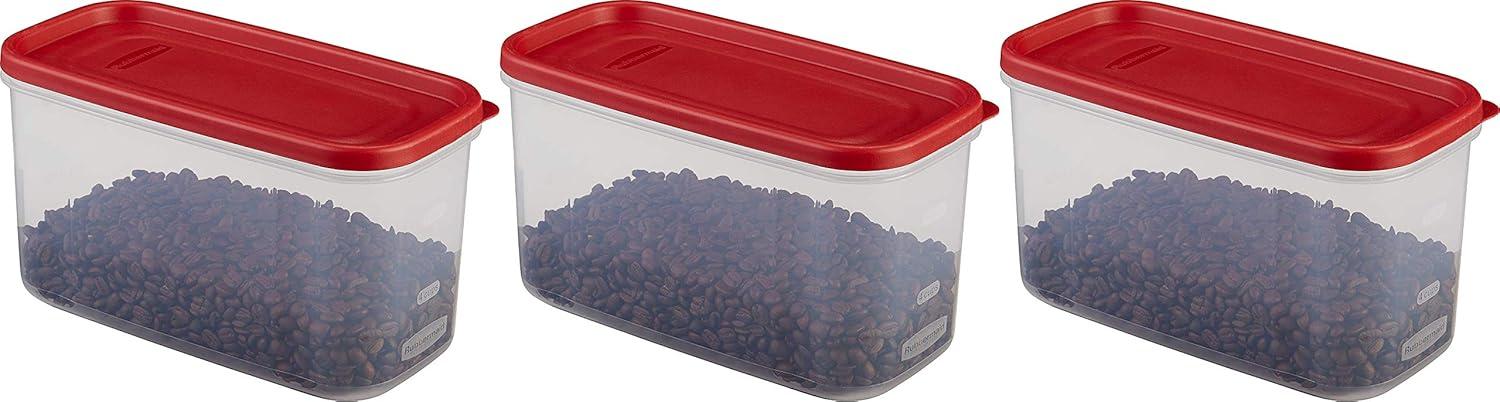 Rubbermaid Modular Canister Food Storage Container with Lid, 10 Cup