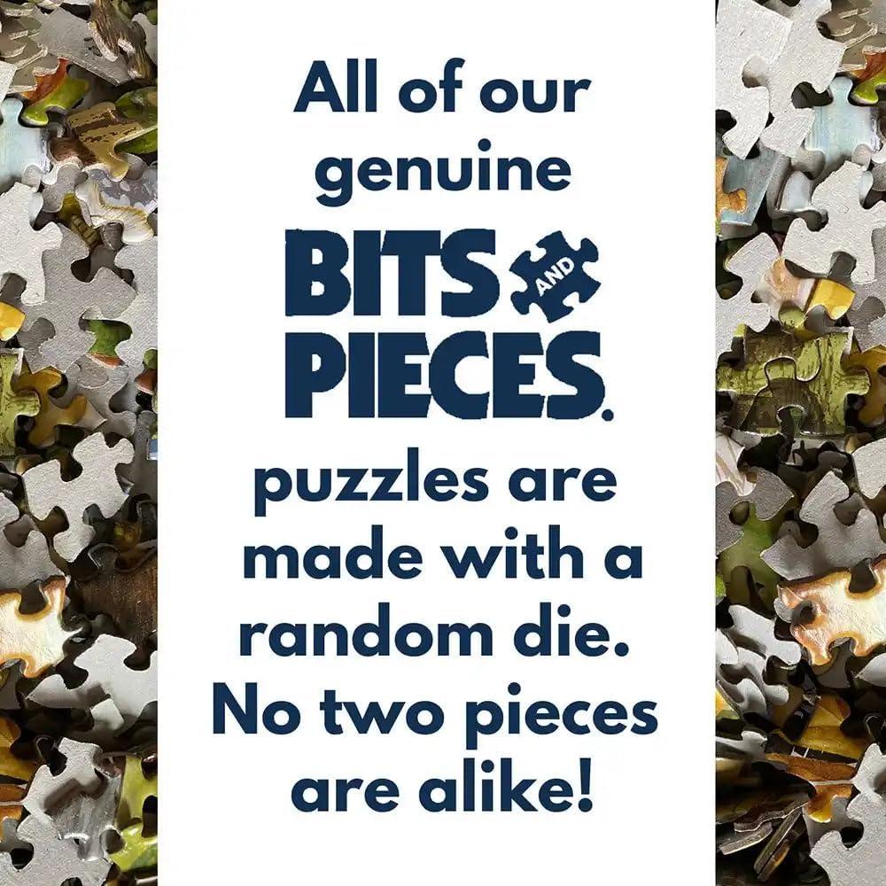 Bits and Pieces – Large 100 Piece Jigsaw Puzzle for Adults – Woodland Friends - Forest Deer Bunny Turtle Bird Jigsaw Puzzle by Julie Bauknecht, Completed Puzzle Size: 15" x 19"