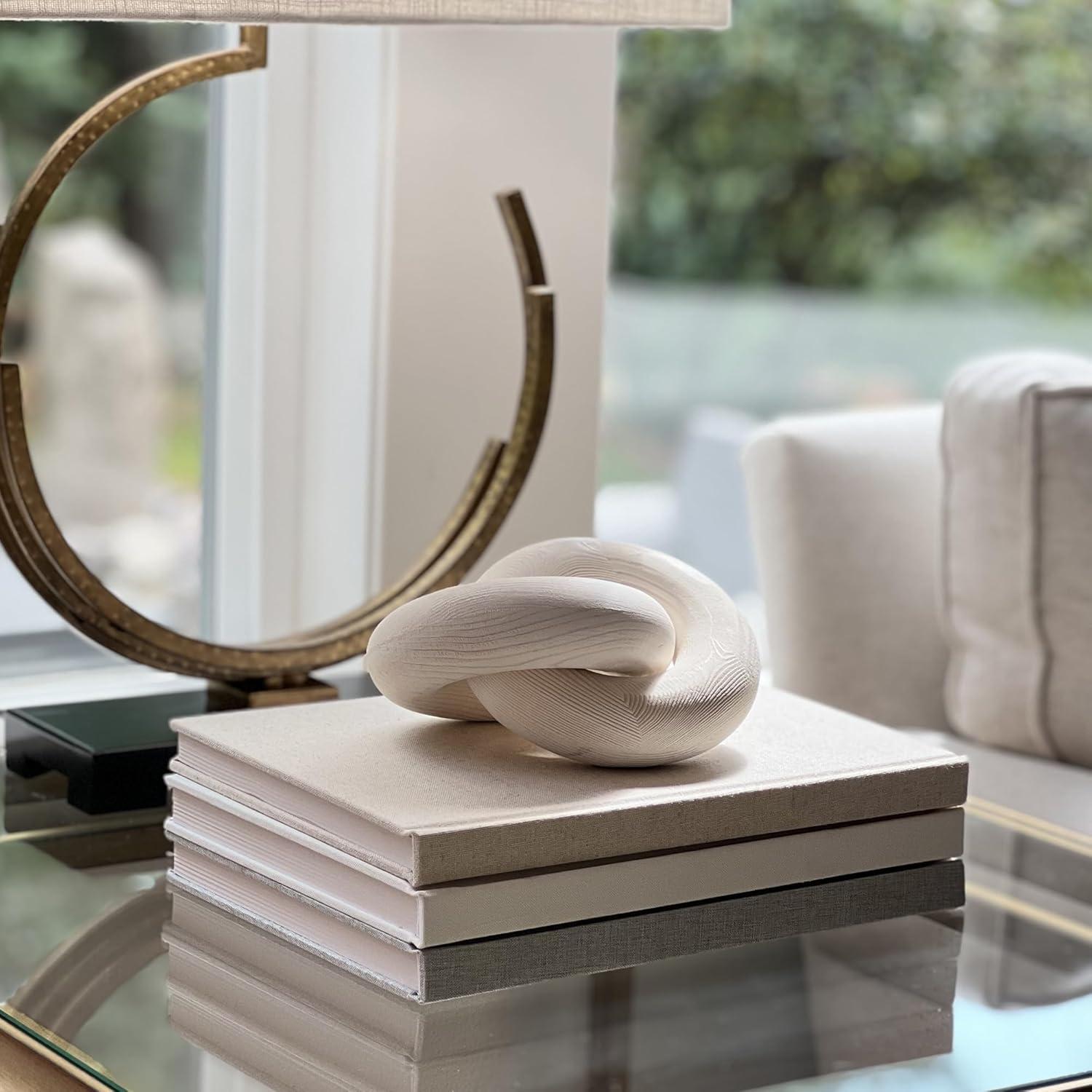 Decorative Book Set | Set of 3 Real Linen Covered Book Set | Extra Large Books | Coffee Table Decor | Shelves Mantle Decor | Modern Home Decoration | Guest Book | Extra Large Journals