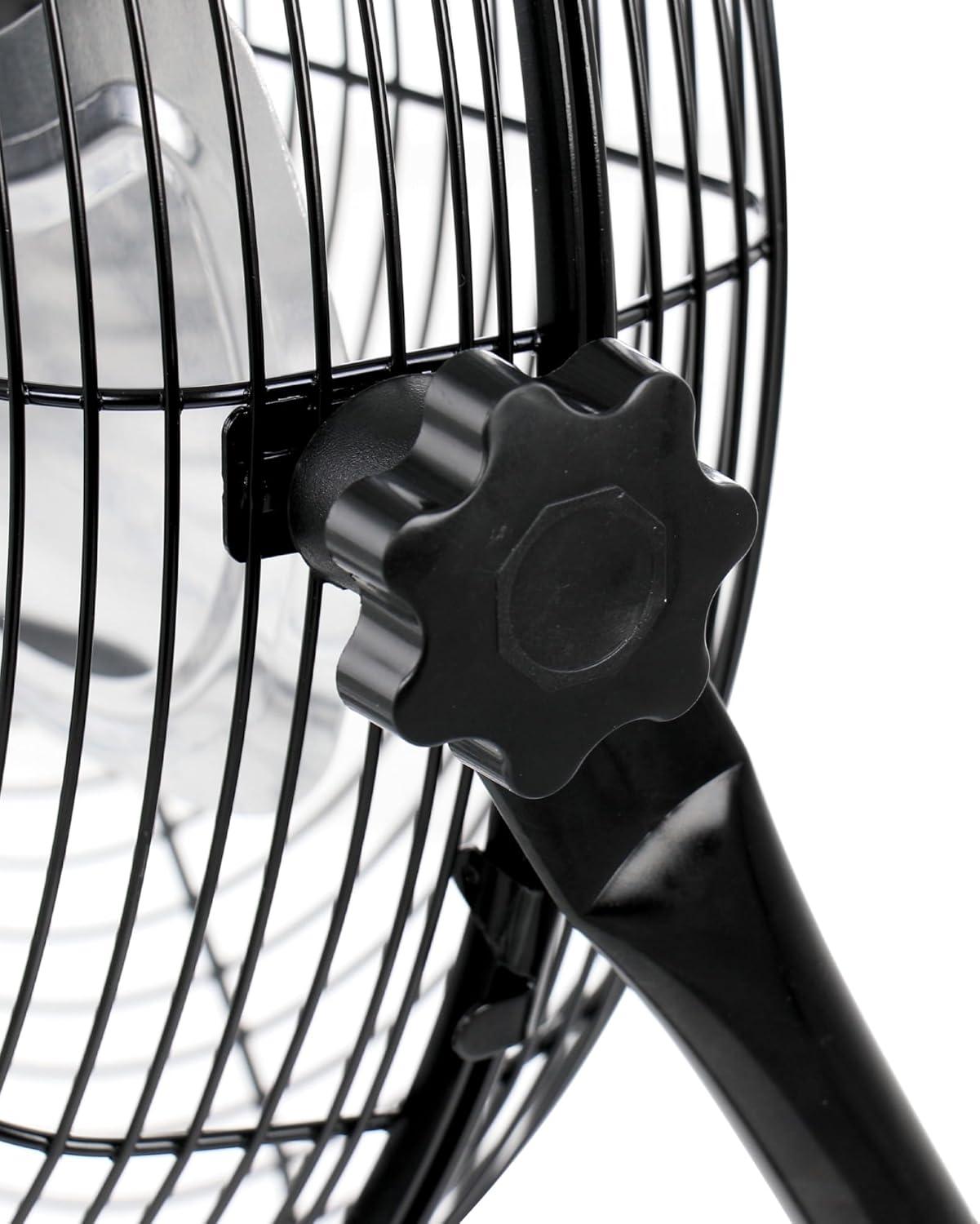 Vie Air 20 Inch Twin Pack Industrial Tilting High Velocity 3 Speed Metal Floor Fan
