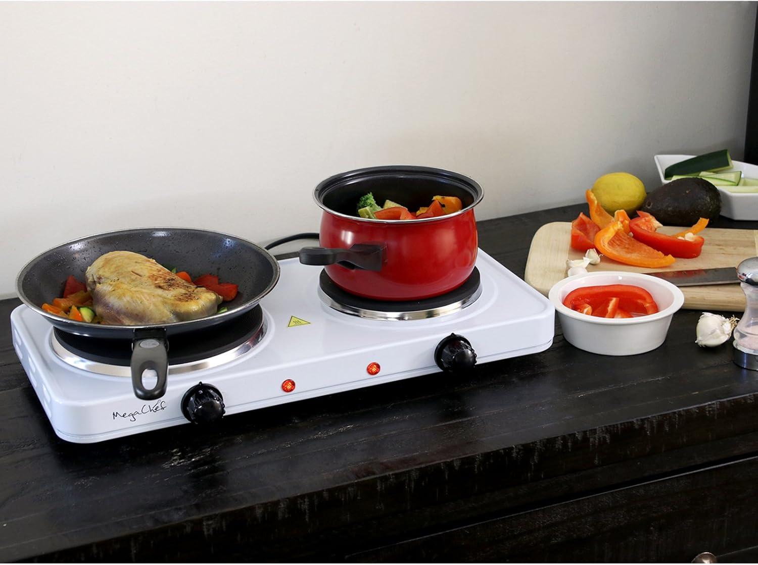 Mega Chef 1700 Watt Electric Double Hot Plate