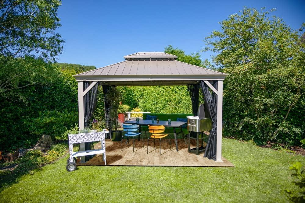 Sojag Monaco Champagne 12 ft. x 12 ft. Gazebo