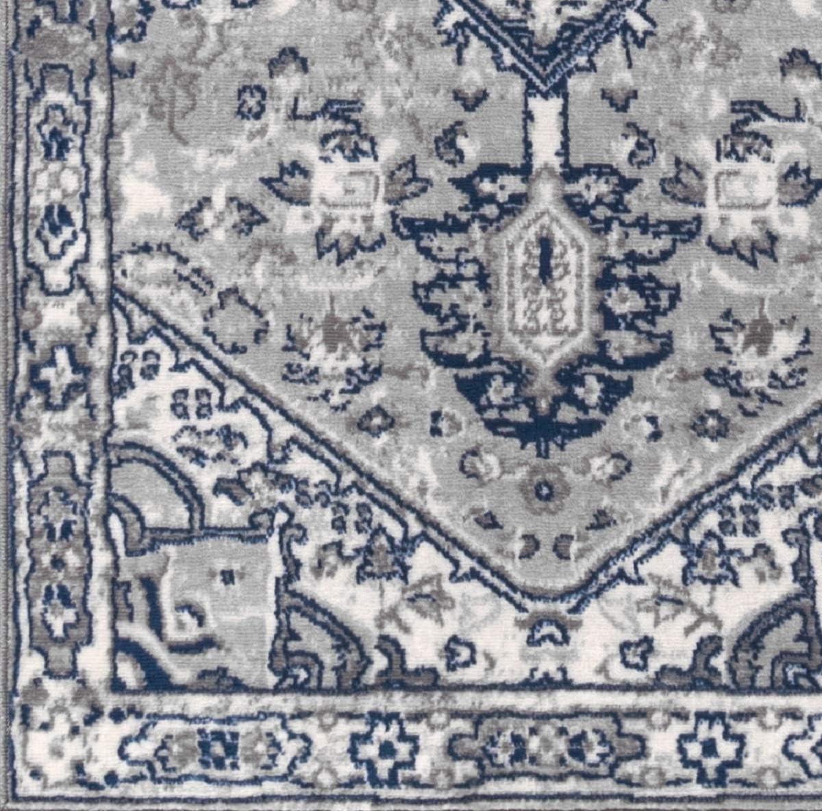 Modern Persian Vintage Medallion Runner Rug - JONATHAN Y