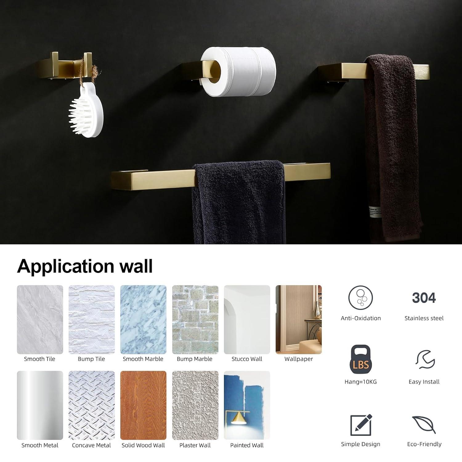 4 - Piece Bathroom Hardware Set