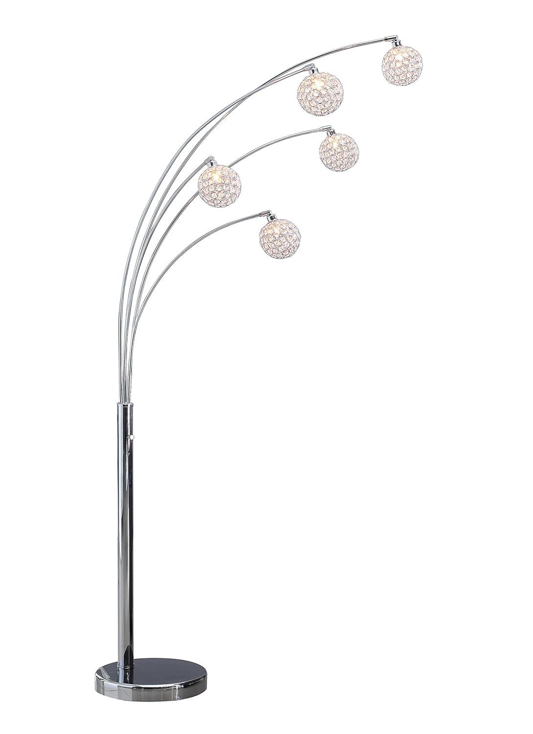 Artiva USA 84'' Shiny Silver Tree Floor Lamp