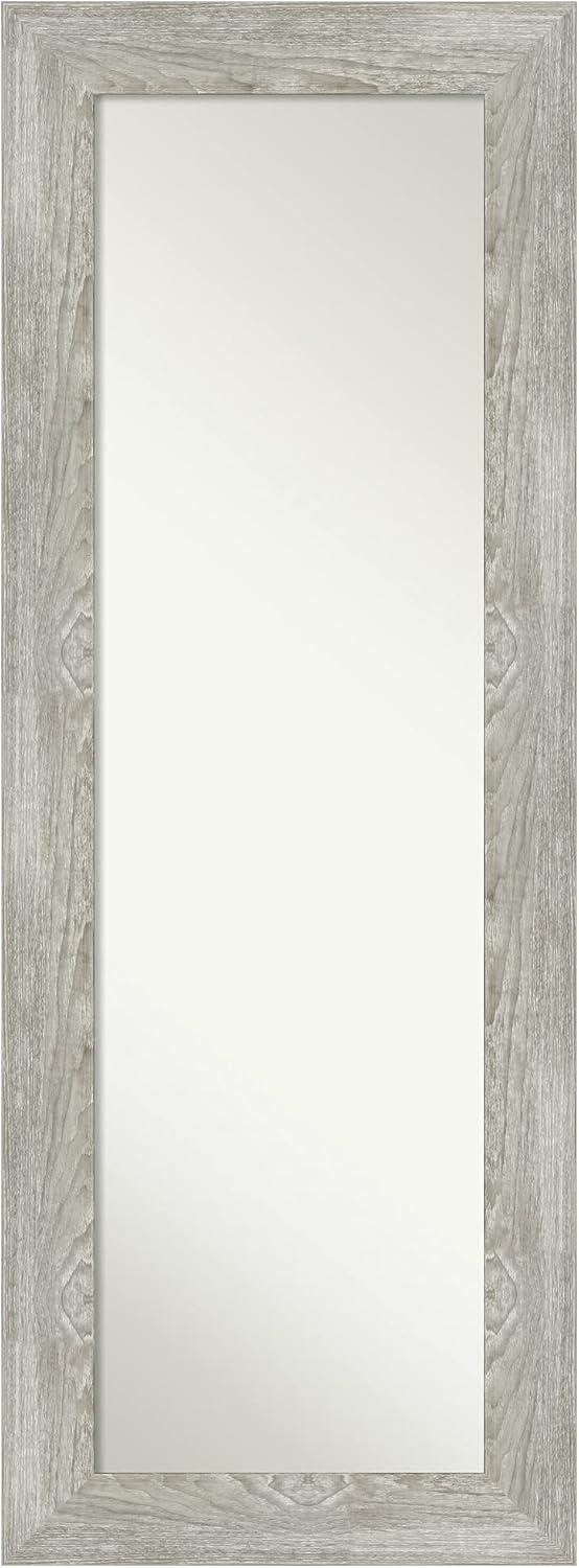 Dove Greywash Full Length Rectangular Wood Mirror