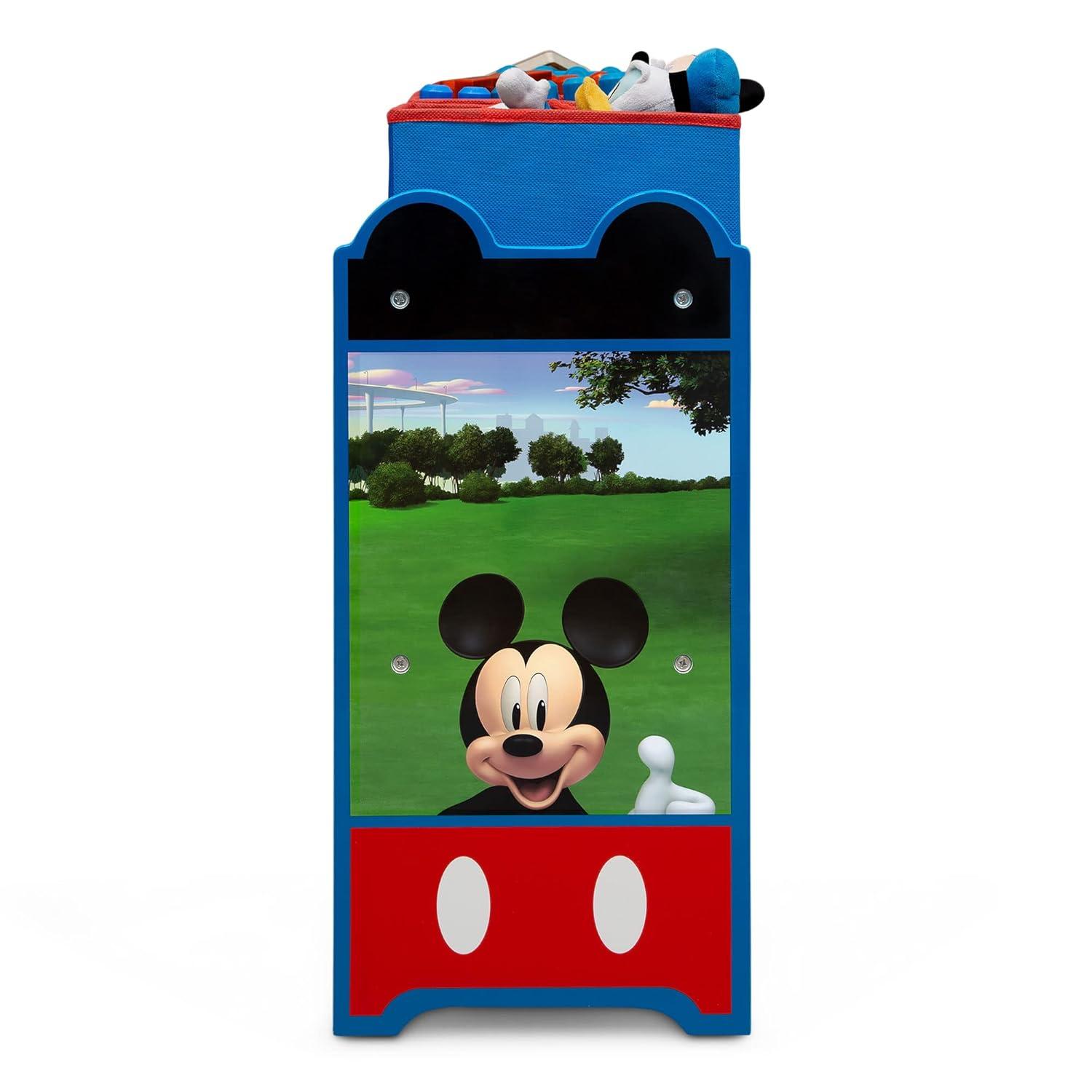 Delta Children Deluxe 9 Bin Design and Store Toy Organizer - Mickey Mouse