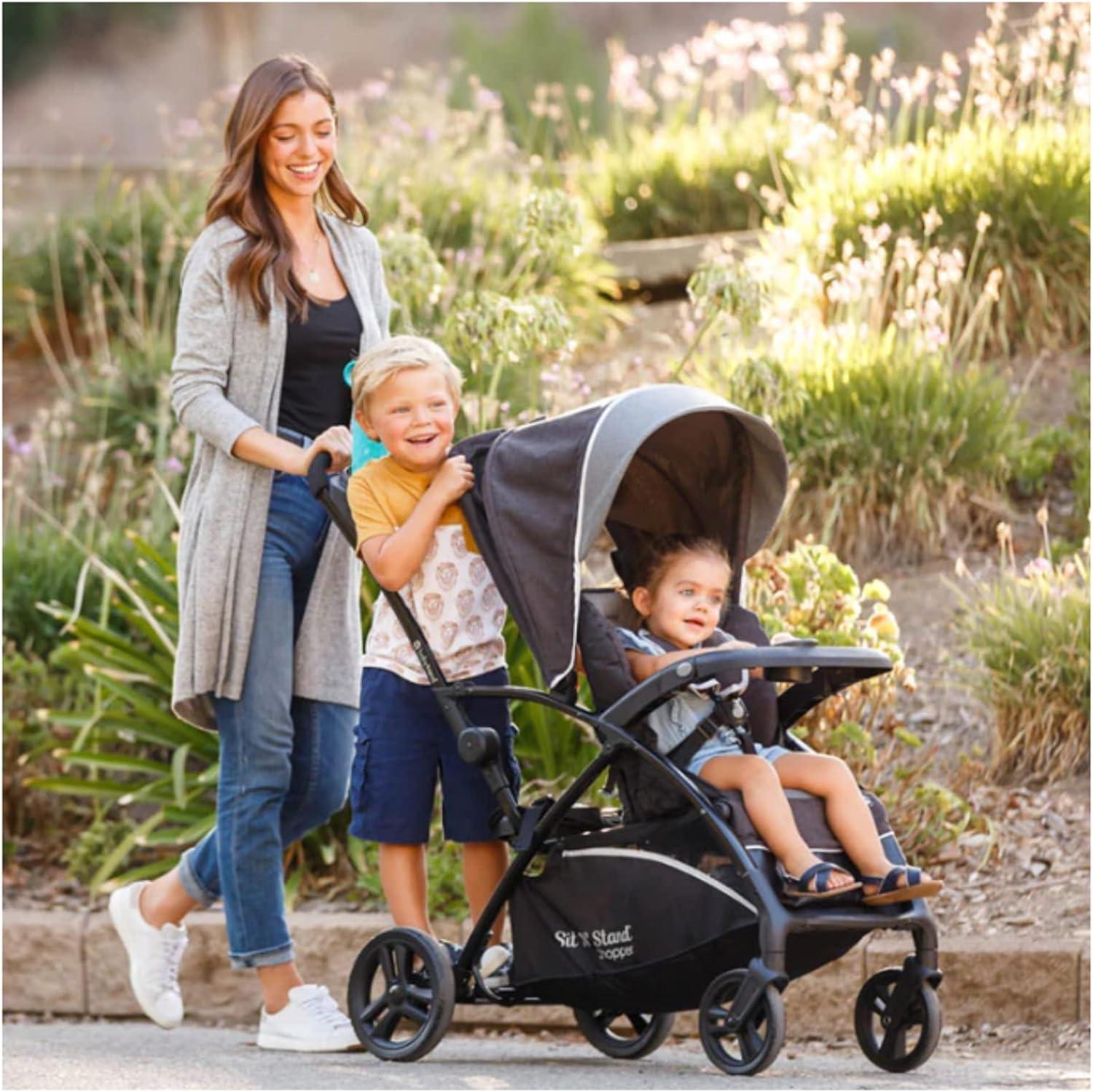 Baby Trend Navigator Double Jogger Stroller - Blue Tropic