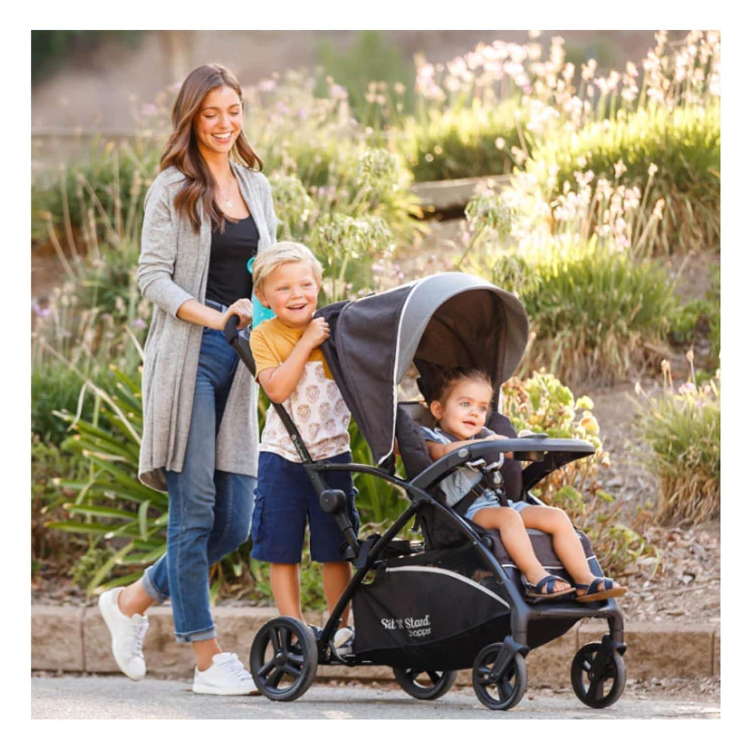 Baby Trend Navigator Double Jogger Stroller - Blue Tropic