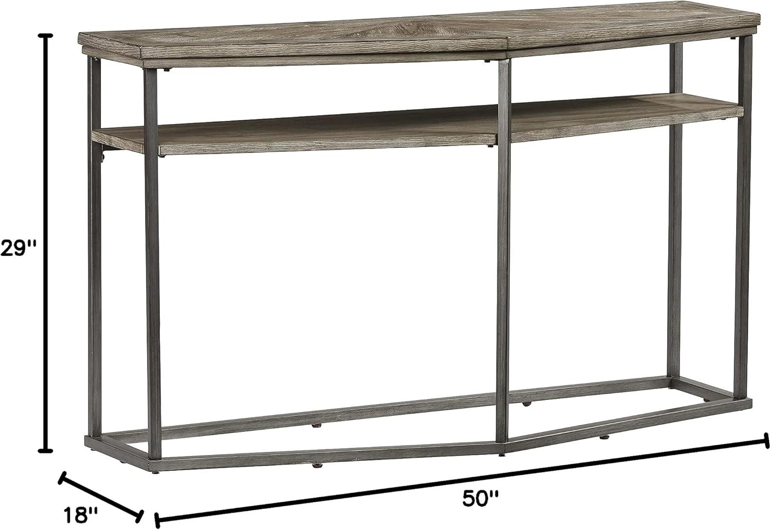 Adison Cove Ash Blonde Sofa Table