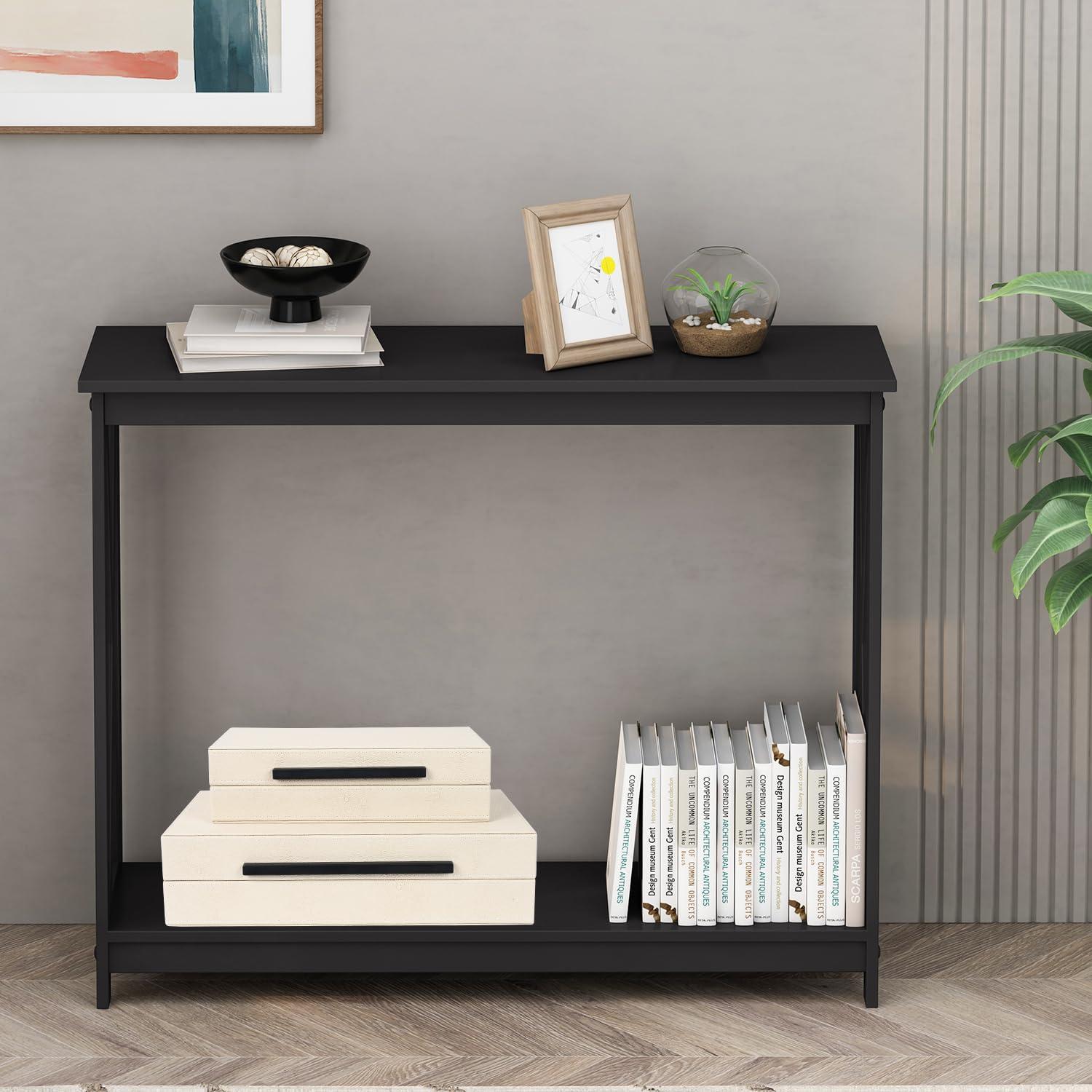 Faux  Leather Decorative Jewelry Storage Nesting Organizer Boxes with Lids Gold Handle Set of 3, Black