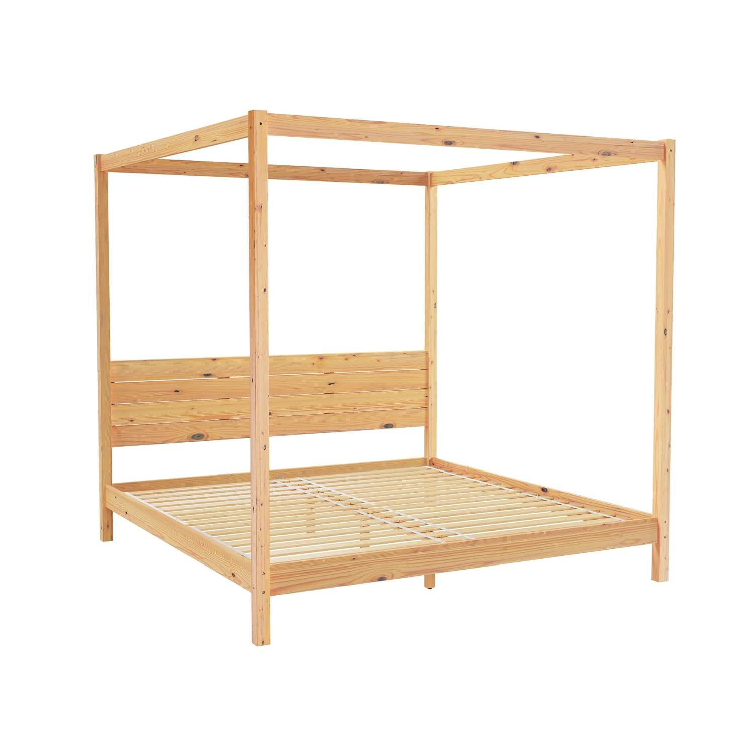 Modica Solid Wood Canopy Bed