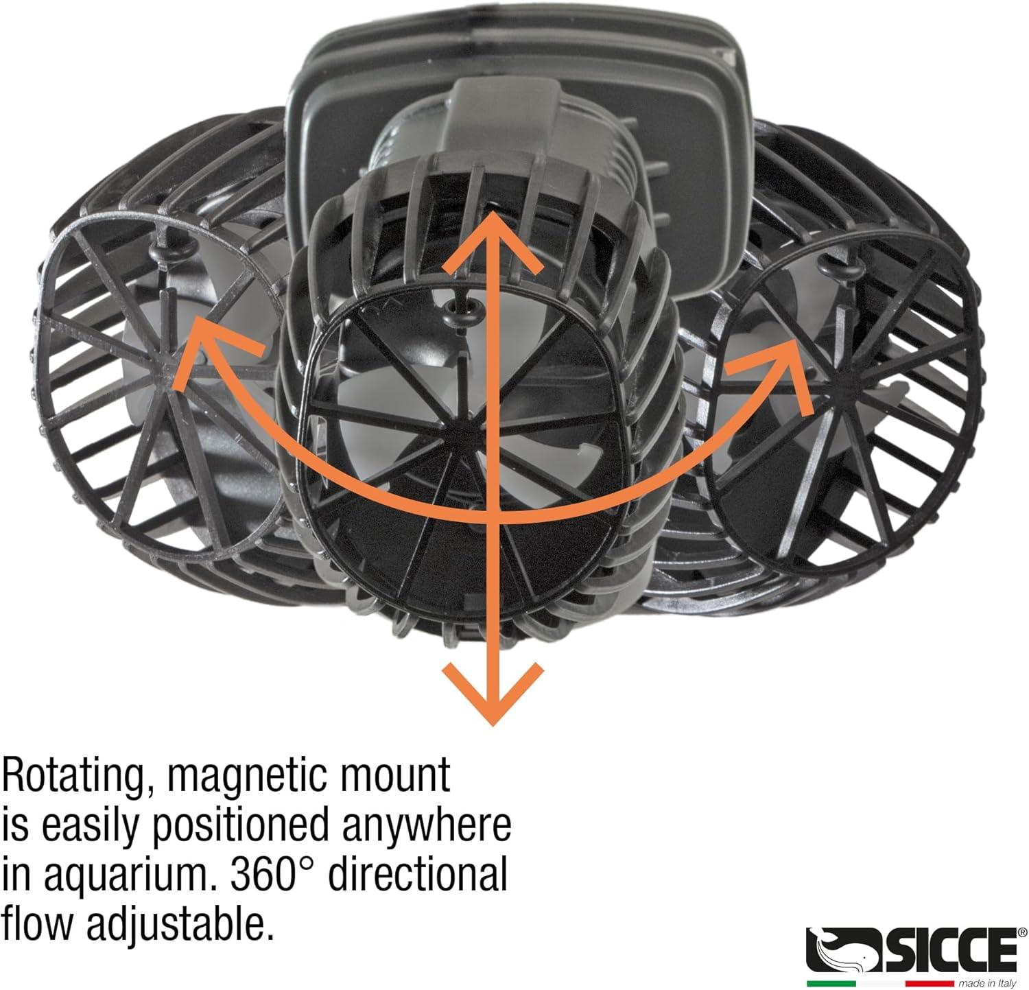 Sicce USA 010528 1320 GPH Aquarium Circulation Powerhead Wavemaker Pump