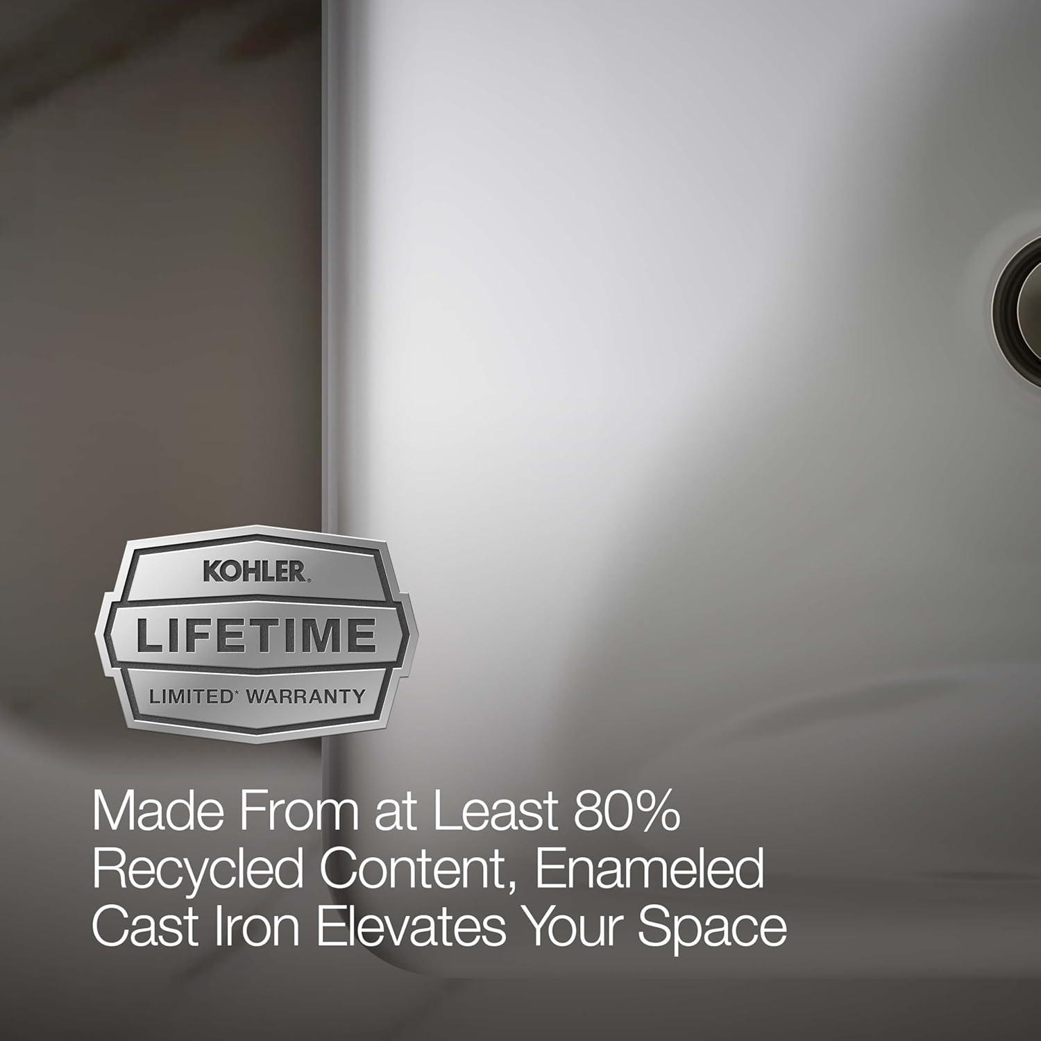 Iron Plains 6.3" Tall Metal Rectangular Bathroom Sink with Overflow