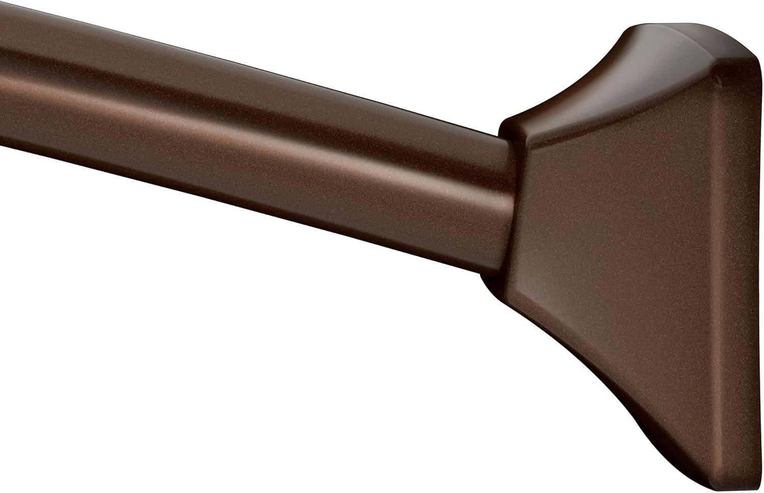 Moen 60-Inch to 72-Inch Permanent Mount Adjustable Curved Shower Rod