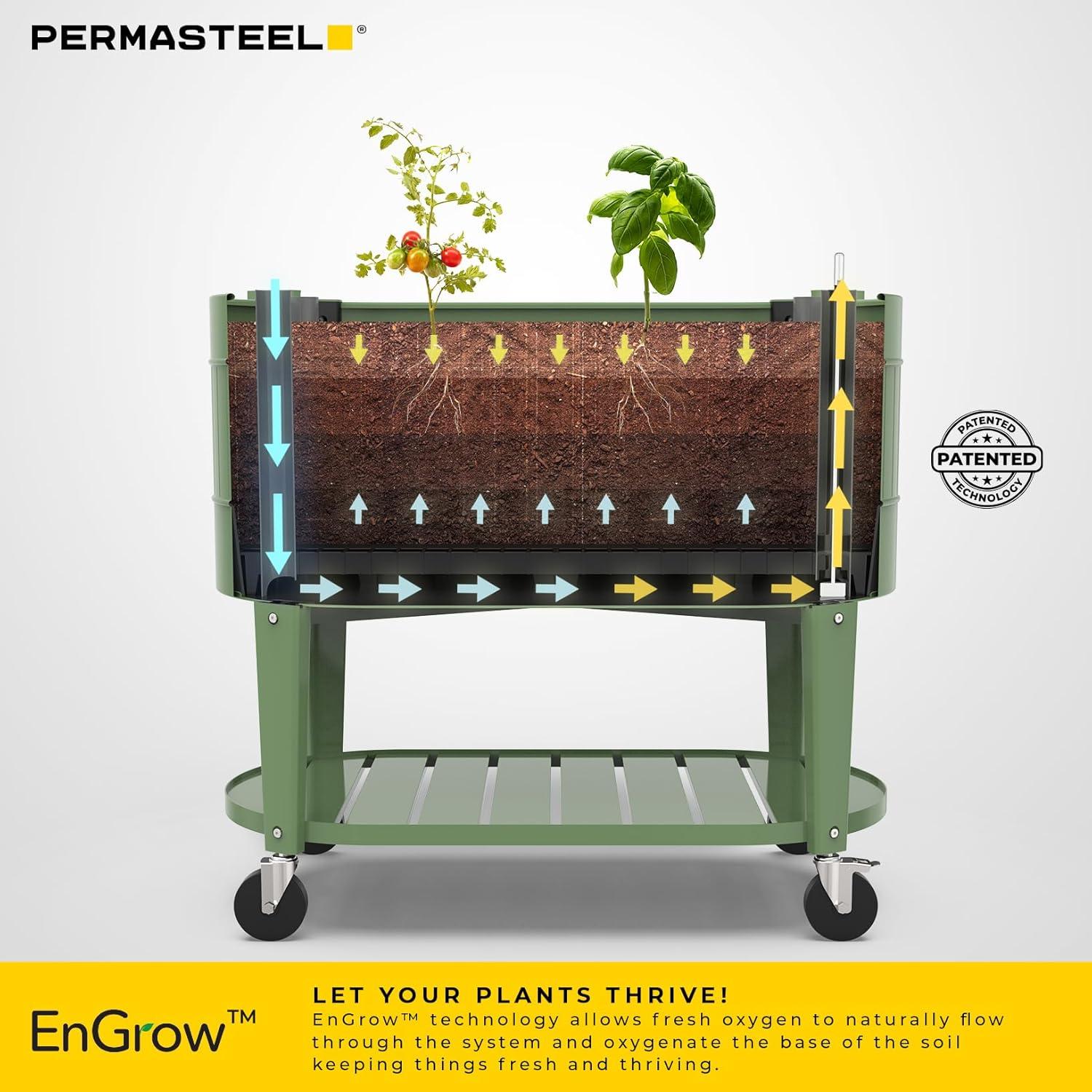 Permasteel Elevated Garden Bed with EnGrow TrueSoil Technology