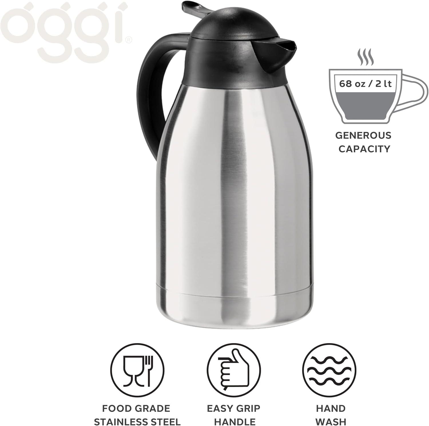 Catalina 68oz Stainless Steel Insulated Coffee Carafe with Lid