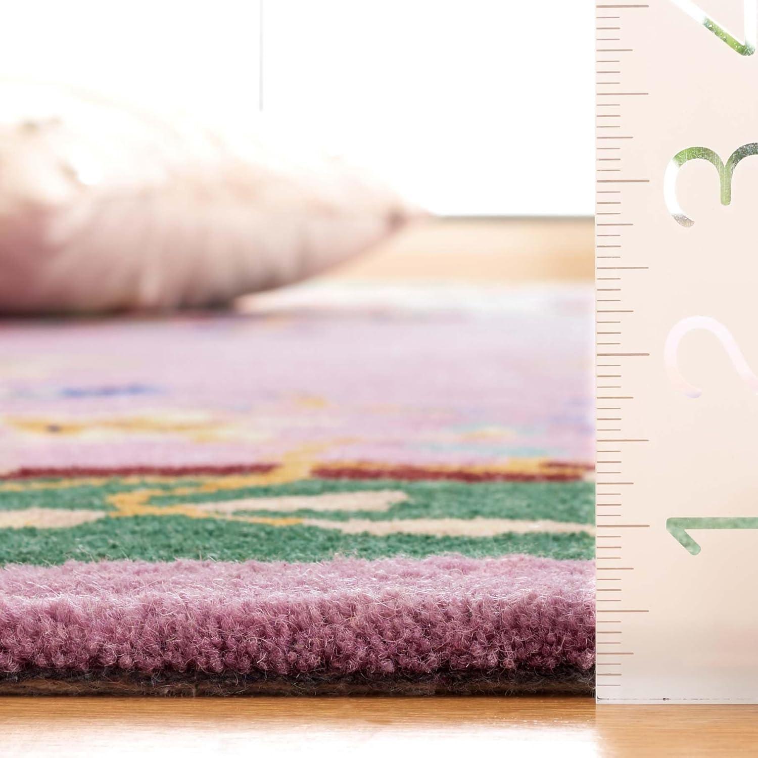 SAFAVIEH Metro Louise Floral Area Rug, Purple/Green, 3' x 5'