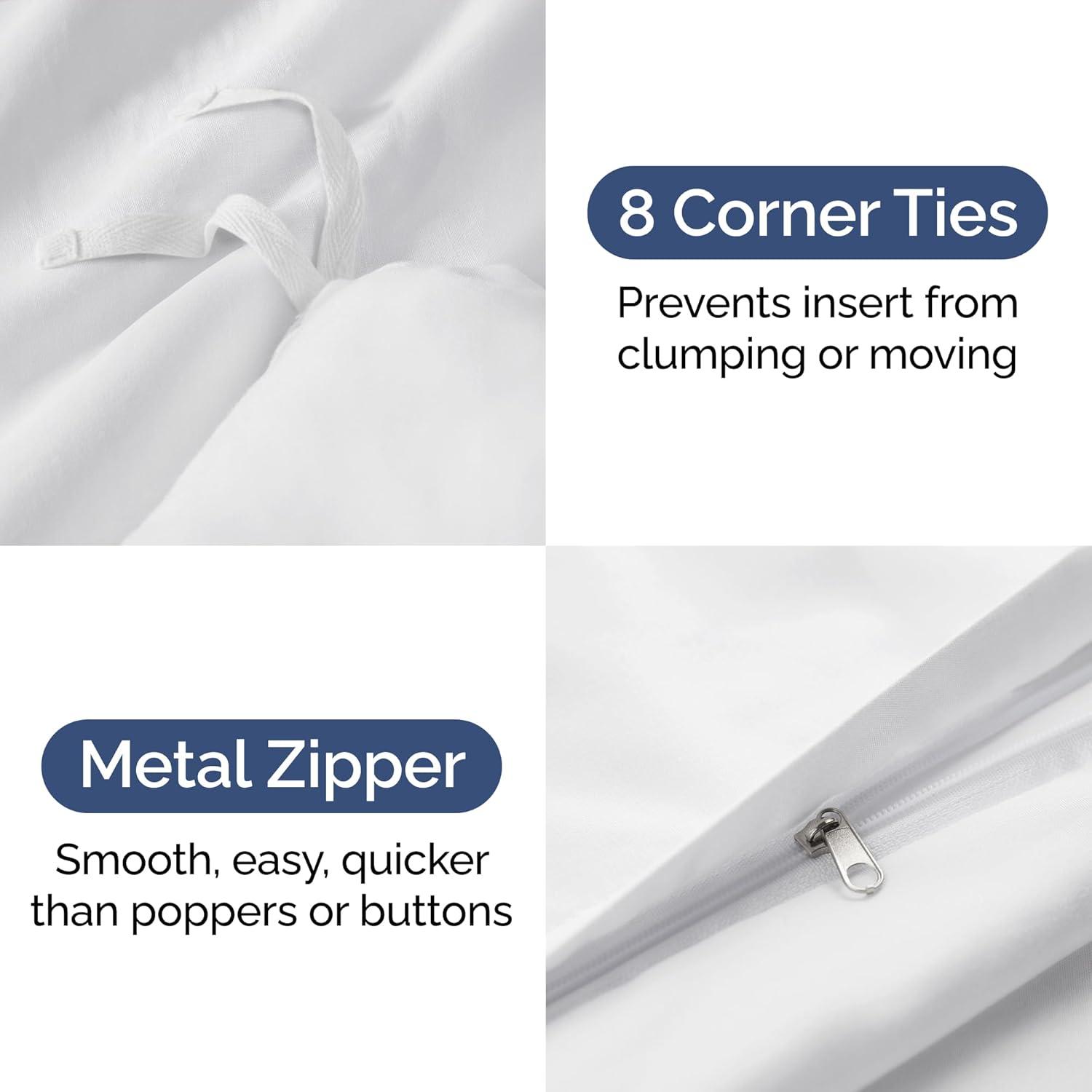 CGK Linens Premium Hotel Quality Soft & Cooling Duvet Cover Set