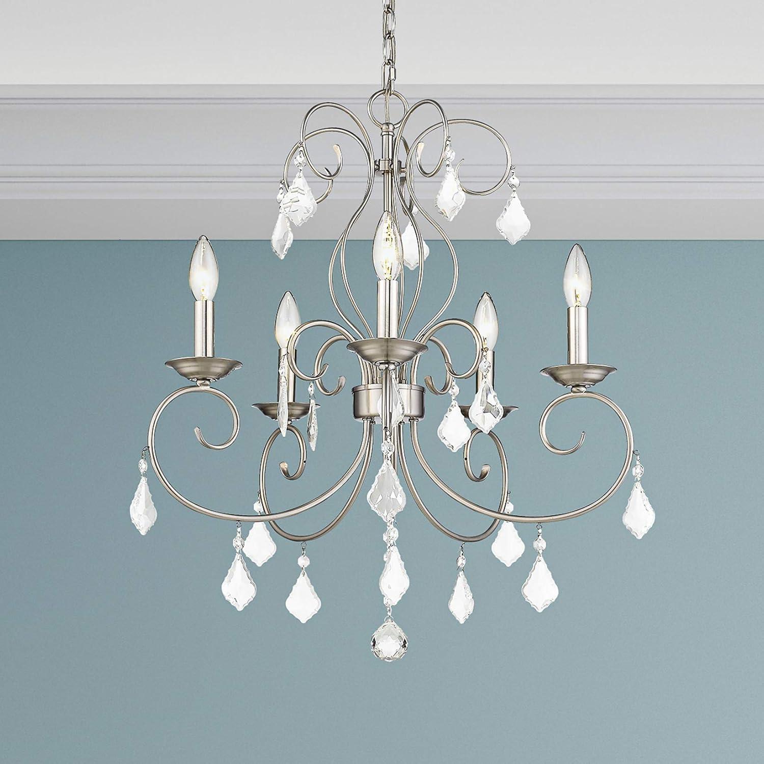 Livex Lighting Donatella 5 - Light Chandelier in  Brushed Nickel