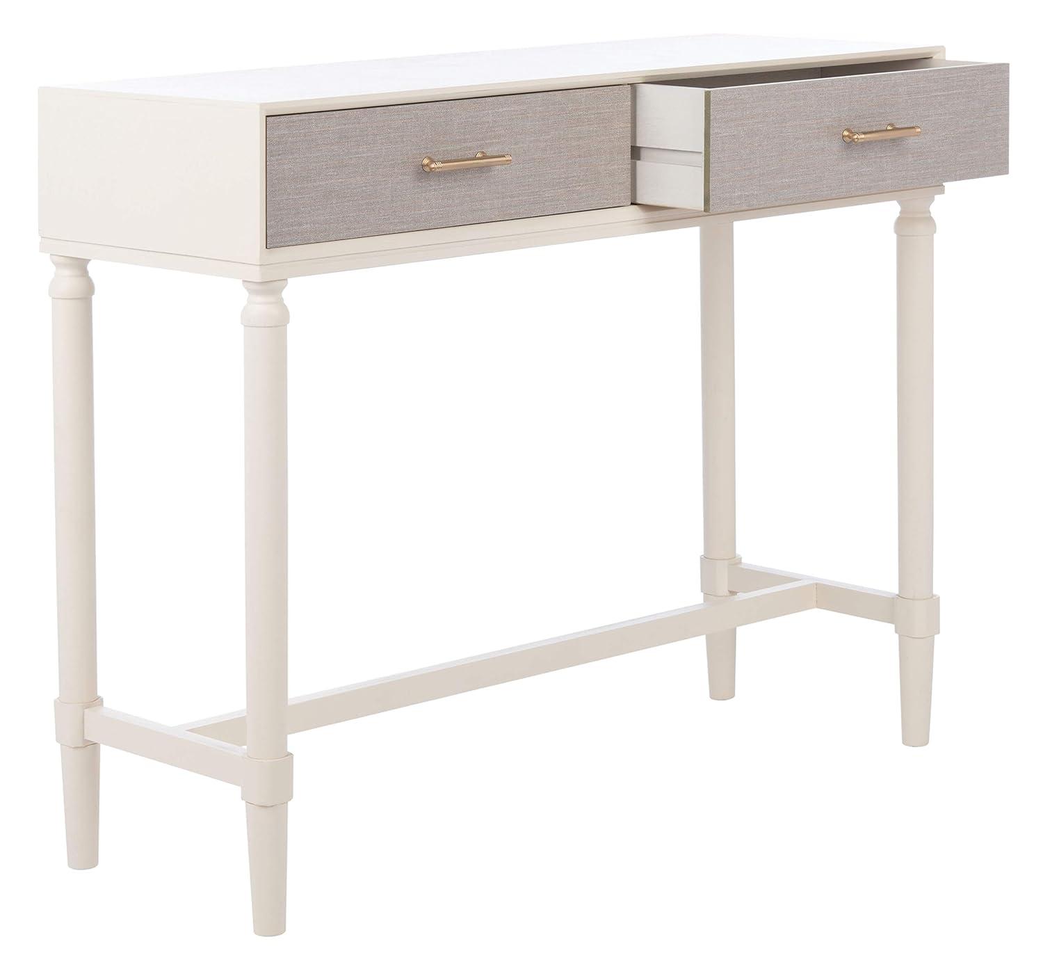 Estella 2 Drawer Console Table - CNS5731A - White - Safavieh