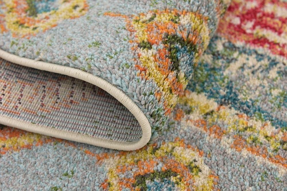 Unique Loom 9' 0 x 12' 2 Blue Sedona Yellowstone Area Rug