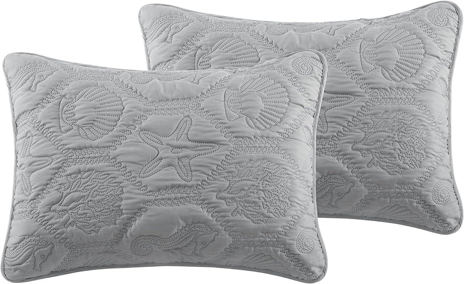 VCNY Shore 3-Piece Embossed Quilt Set