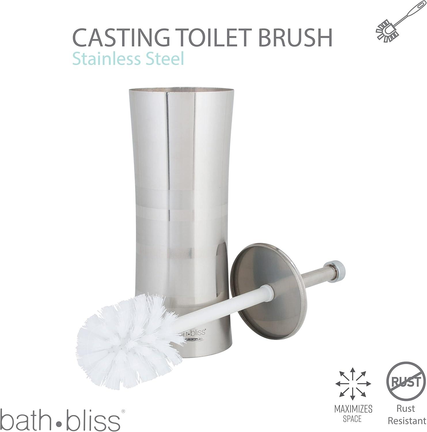 Bath Bliss Bath Bliss Metal Toilet Brush And Holder
