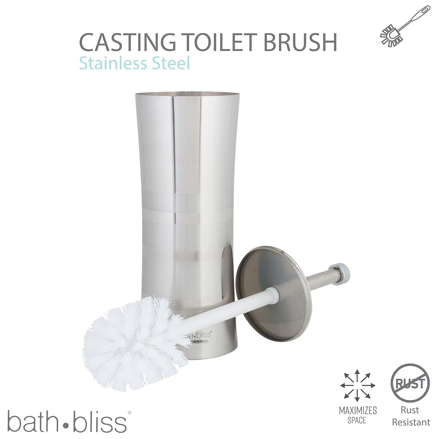Bath Bliss Bath Bliss Metal Toilet Brush And Holder