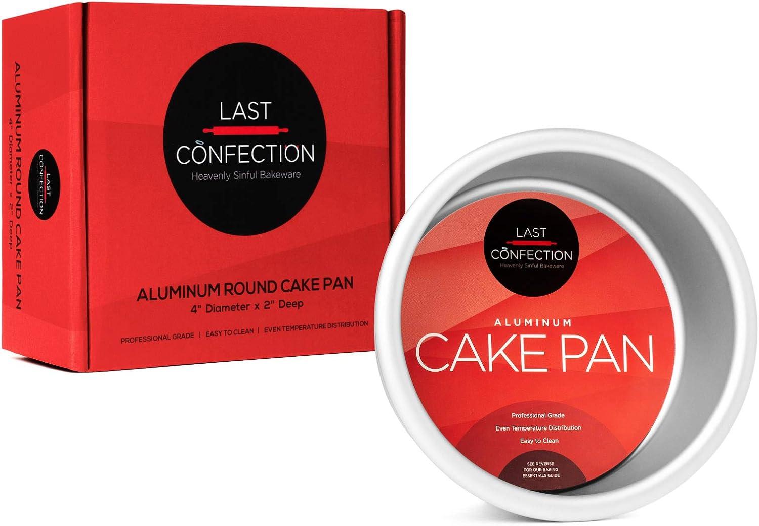 Last Confection Aluminum Round Cake Pans - Professional Bakeware