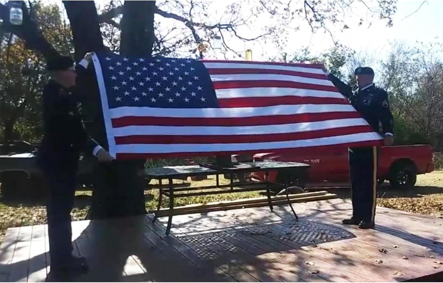 Allied Flag 5 x 9.5 FT Official Memorial Burial American Flag