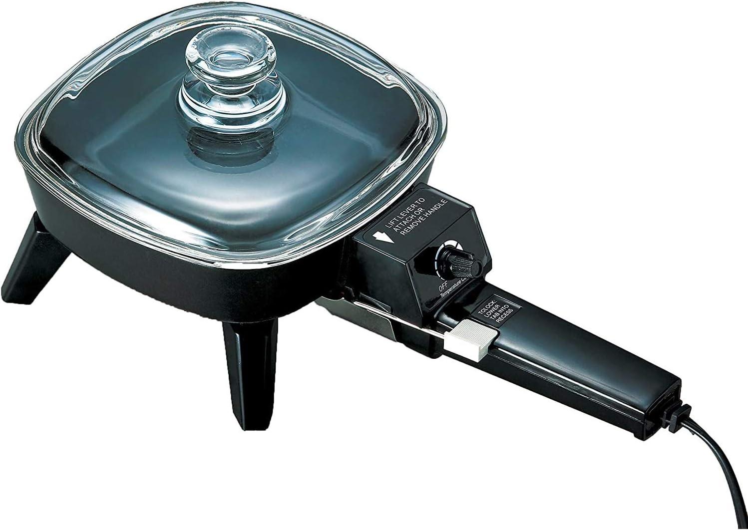 Brentwood Appliances Brentwood Appliances 6'' Non Stick Electric Skillet with Glass Lid