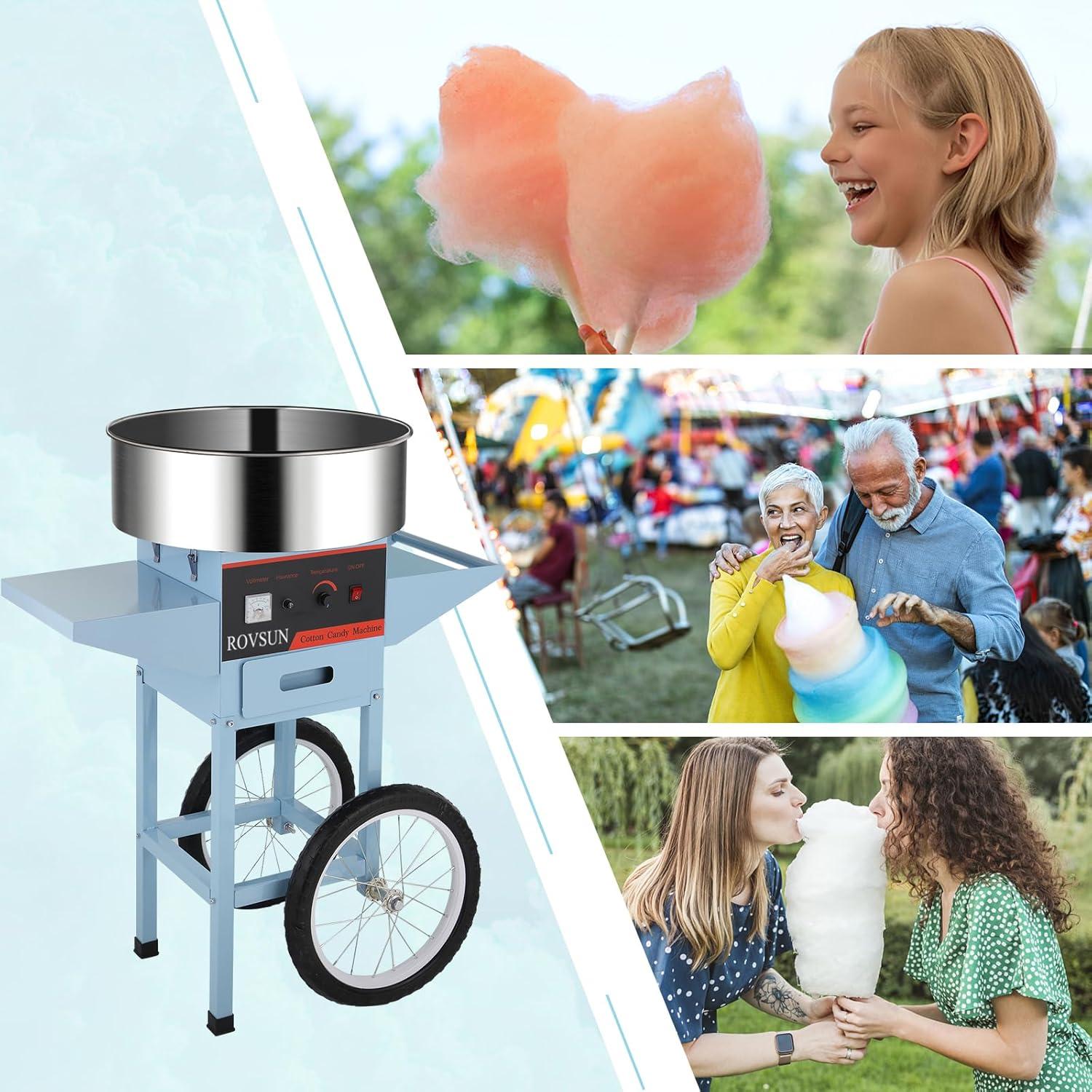 BENTISM Commercial 21" Floss Bubble Maker Cotton Candy Machine Cover