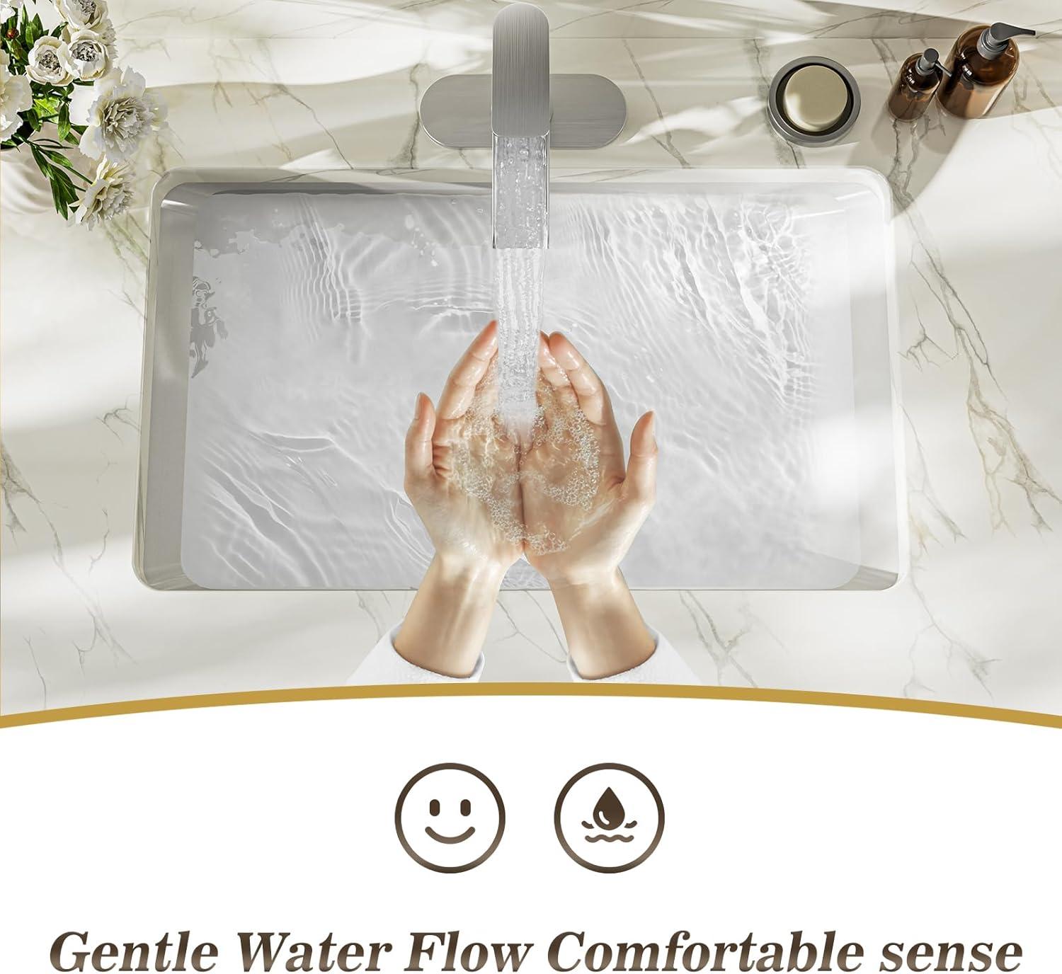 Single-Hole Single-handle Bathroom Faucet with Drain Assembly