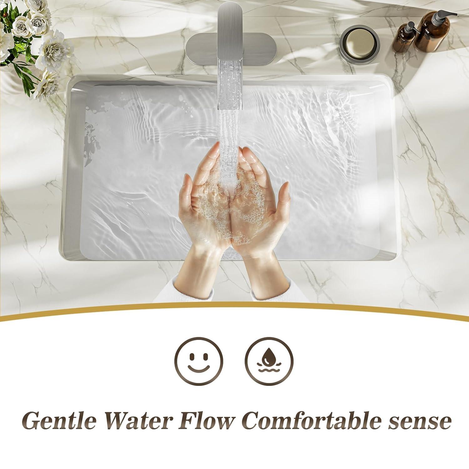 Single-Hole Single-handle Bathroom Faucet with Drain Assembly