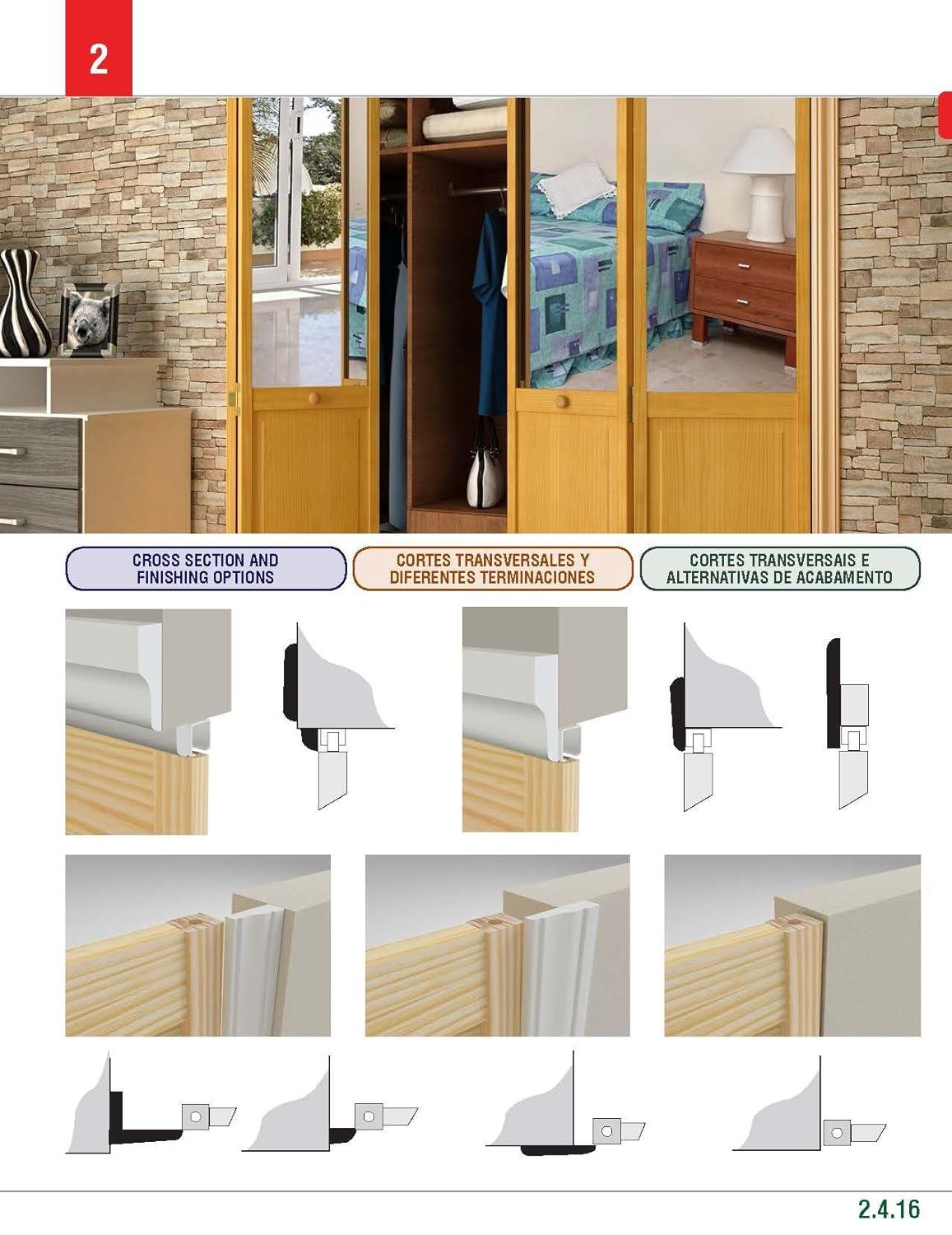 Kimberly Bay Paneled Wood Primed Bi-Fold Door