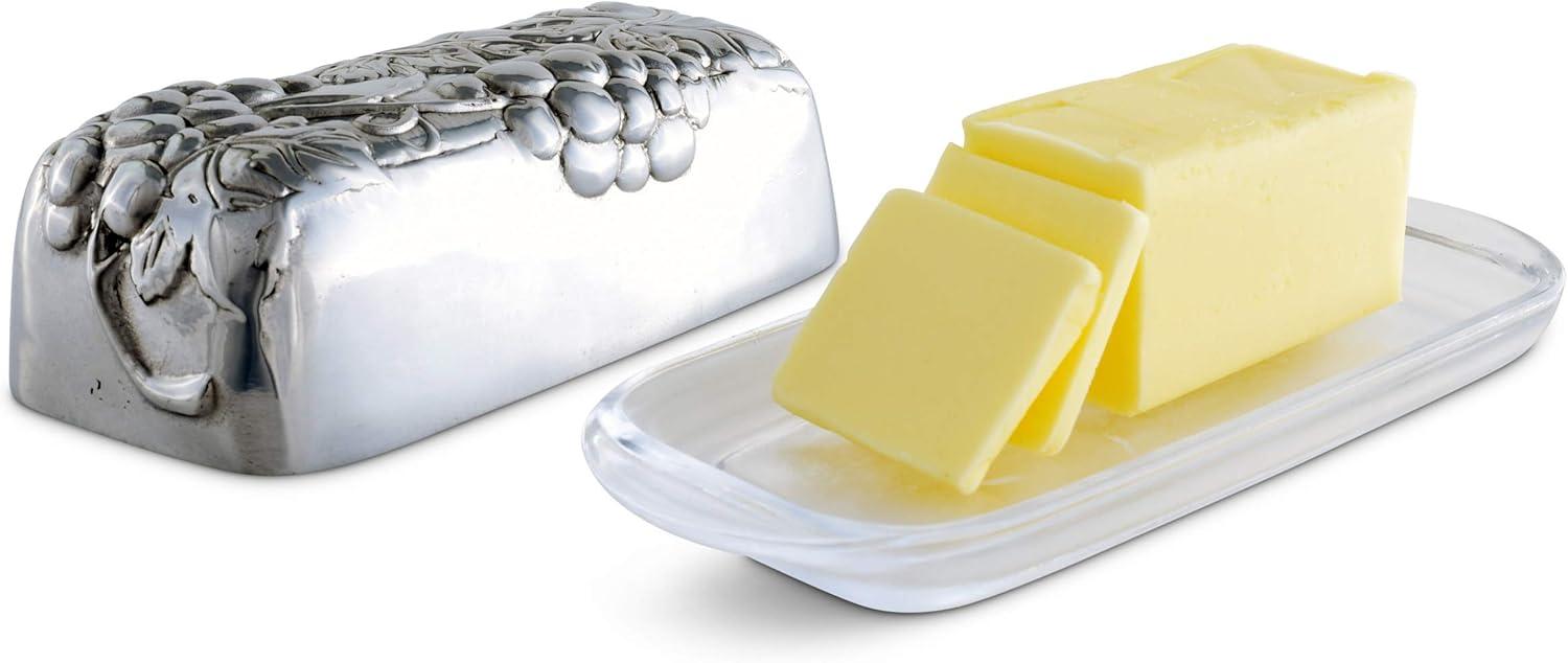 Arthur Court Designs Arthur Court Designs Grape Aluminum Butter Dish