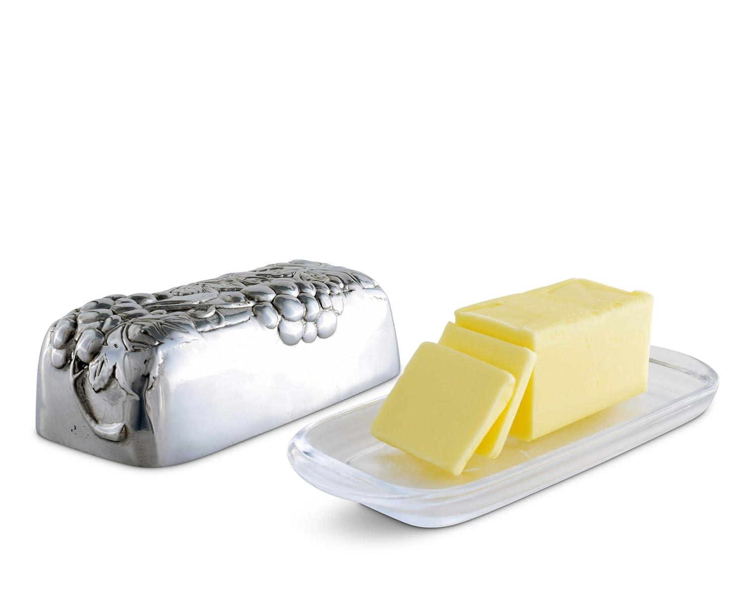 Arthur Court Designs Arthur Court Designs Grape Aluminum Butter Dish