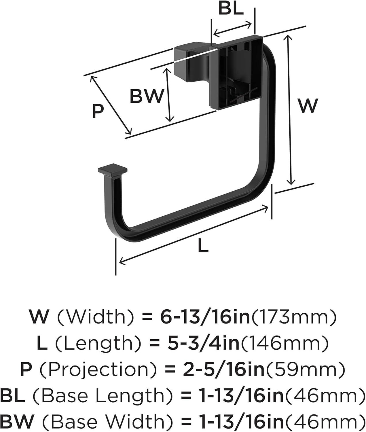 Amerock Mulholland Wall Mounted Towel Ring