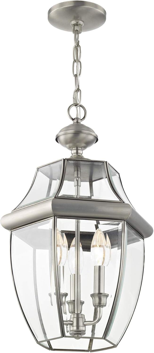 Livex Lighting - Monterey - 3 Light Outdoor Pendant Lantern in Traditional Style