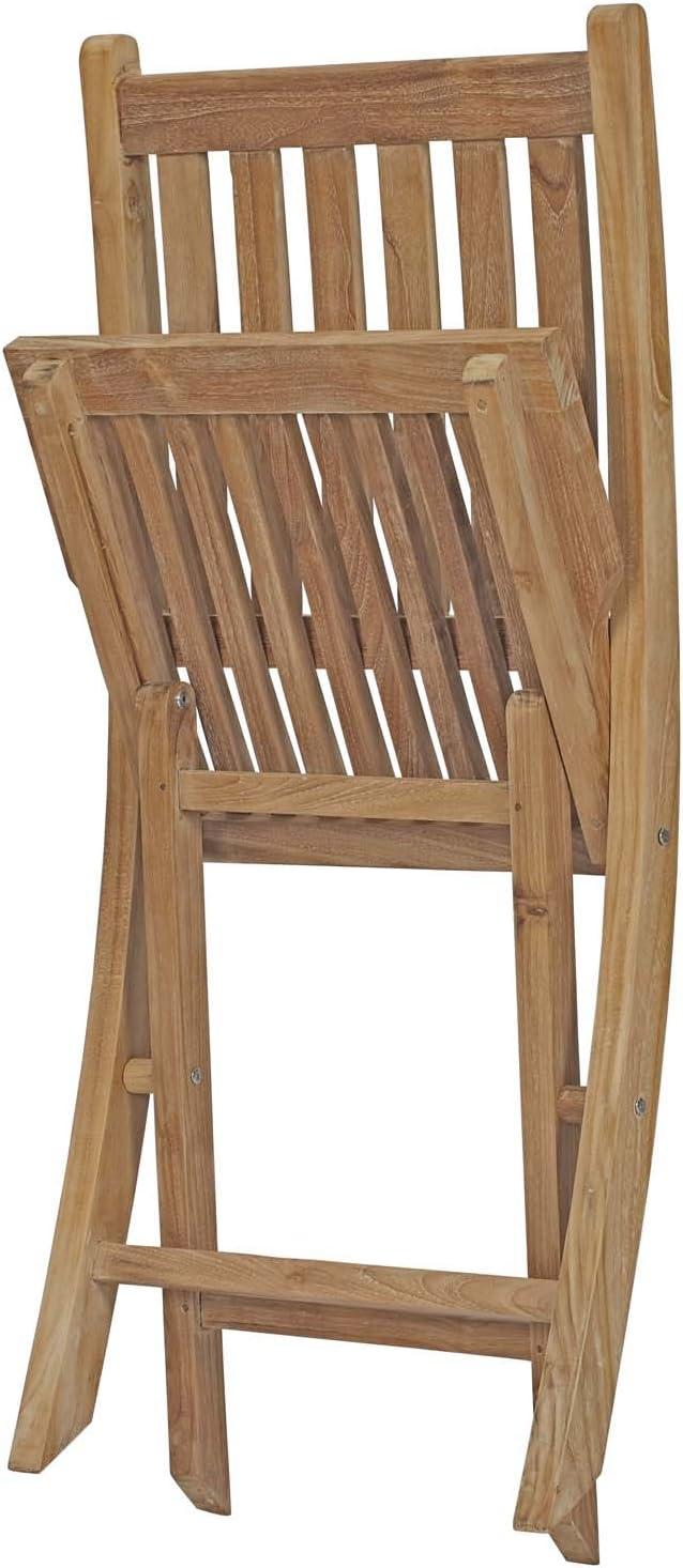 Marina Outdoor Patio Teak Folding ChairNatural