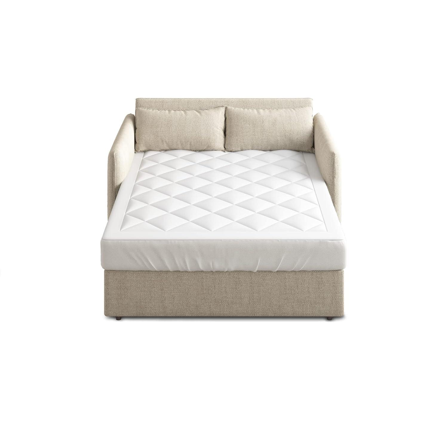 Sleep Philosophy Full Amity Waterproof Sofa Bed Mattress Pad: Microfiber Protector, Quilted, Water-Resistant