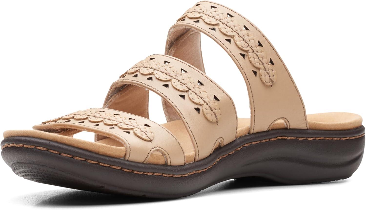 Laurieann Cove Casual Sand Genuine Leather Women's Slide