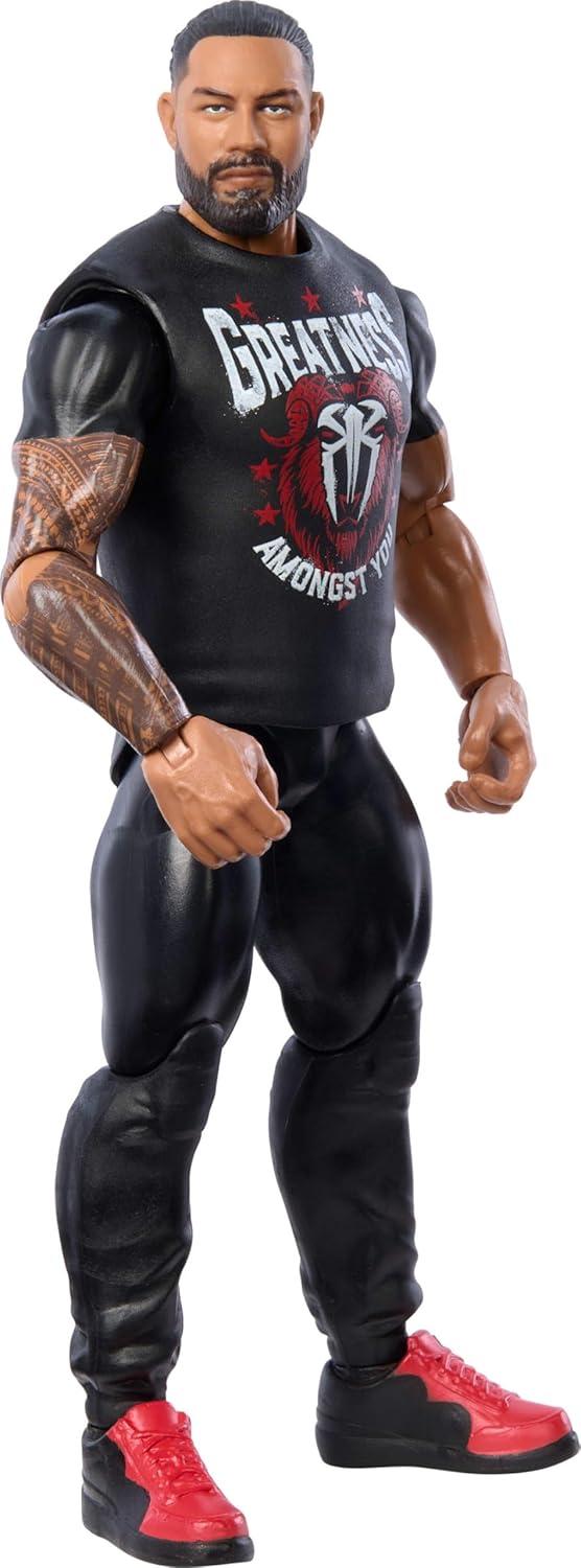 WWE Roman Reigns Action Figure, Main Event Series #151 6-inch Collectible Superstar with Articulation