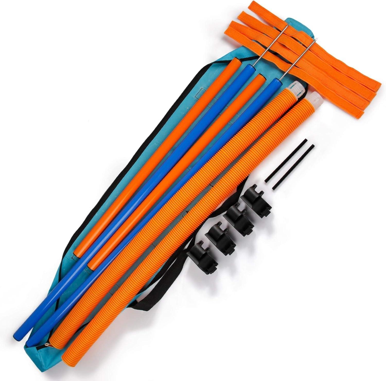 PAWISE Dog Training Exercise Equipment,Puppy Agility Training Kit, Jump Ring Outdoor,Playground Equipment Outdoor,Dog Agility Jumps for Backyards, Parks, and Playgrounds