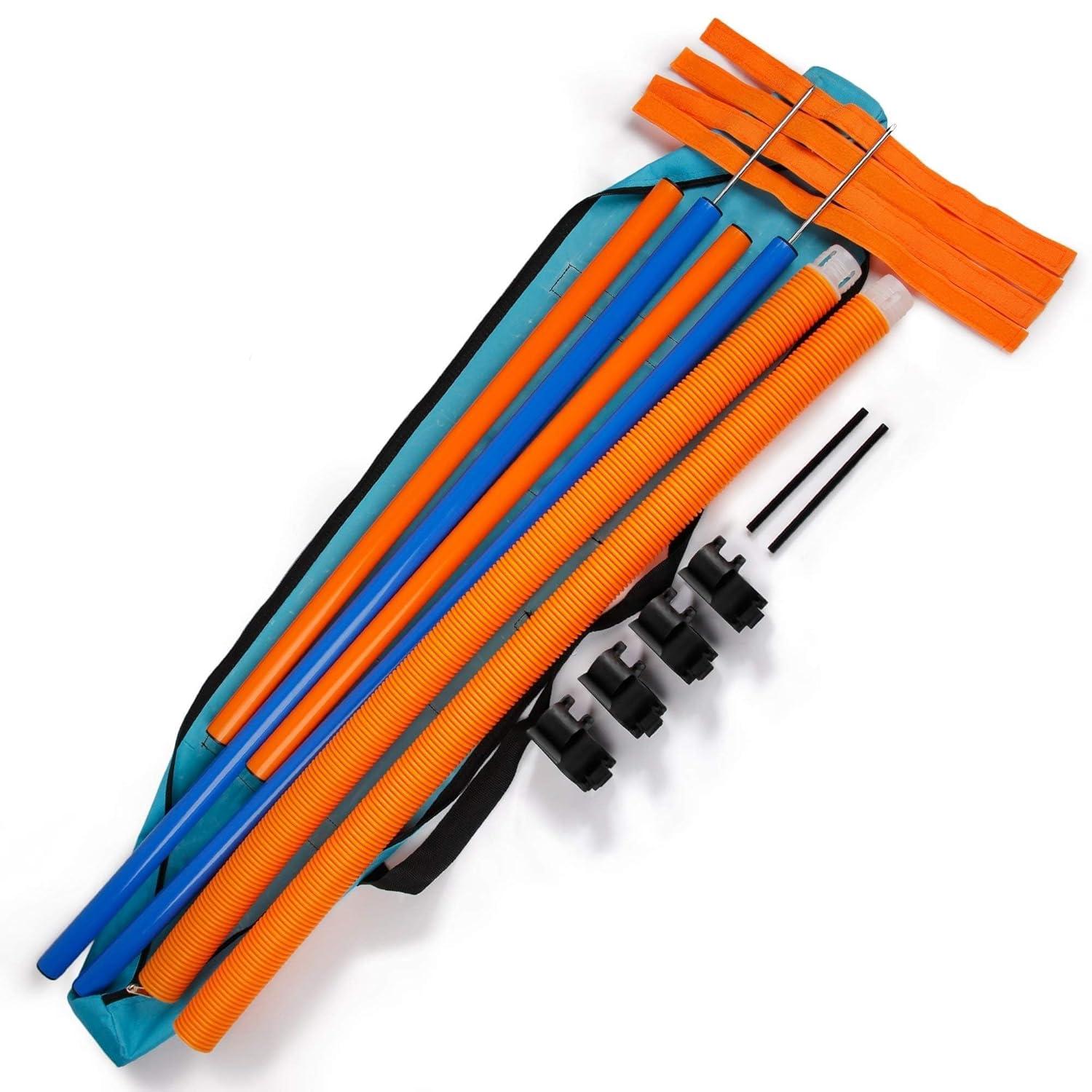 PAWISE Dog Training Exercise Equipment,Puppy Agility Training Kit, Jump Ring Outdoor,Playground Equipment Outdoor,Dog Agility Jumps for Backyards, Parks, and Playgrounds